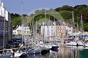 Port of Le Palais at Belle Ile in France