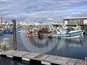 Port of Le Treport in France