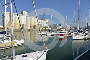 Port of Les Sables d`Olonne in France