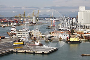 Port of Livorno, Italy photo