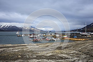 Port of Longyearbyen, Spitsbergen, Svalbard photo