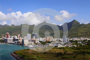 Port Louis - capital of Mauritius