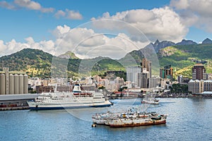 Port Louis cityscape, Mauritius