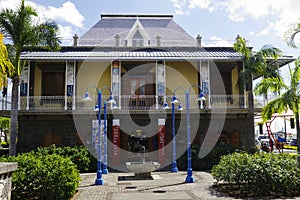 Port Louis, Mauritius - Exterior of the Blue Penny Museum