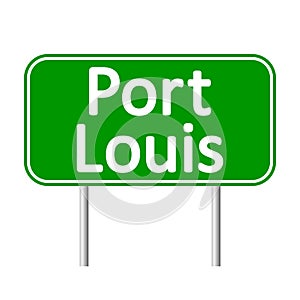 Port-Louis road sign.