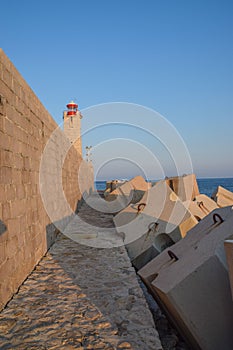 Port Lympia lighthouse, Nice, France