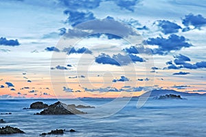 Port Macquarie Beach at sunset