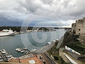 This is the port of Mahon photo