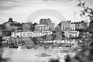 Port and marina in the beautiful little Tenby town