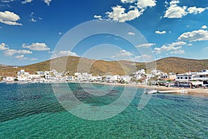 The port of Merichas of Kythnos island, Greece