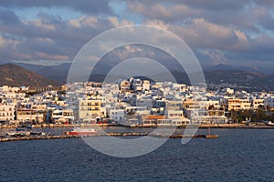 Port of Naxos island, Cyclades, Greece