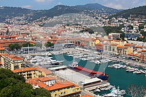 Port of Nice, Cote d`Azur, France