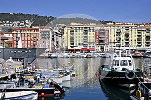 Port of Nice in France