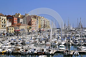 Port of Nice in France