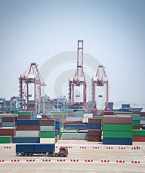 Port of ningbo zhoushan photo