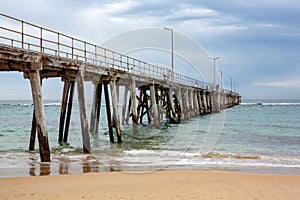 The Port Noarlunga Jetty located in South Australia on the 23rd