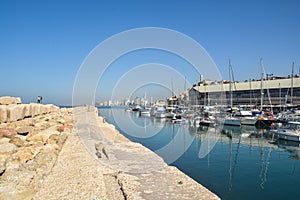 Port in the old city of Jaffa, Tel Aviv