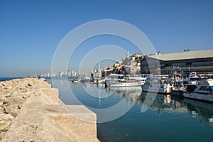 Port in the old city of Jaffa, Tel Aviv