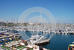 Port Olimpic in Barcelona