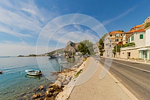 The Port of Omis, Croatia, Adriatic Sea