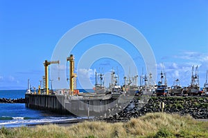 Port Orford Harbor with Fishing Boats, Oregon