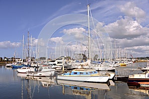 Port of Perros-Guirec in France