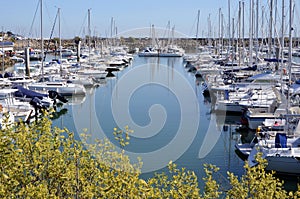 Port of Pornichet in France