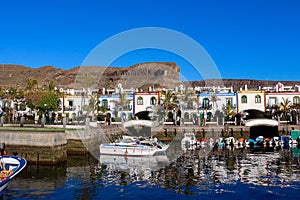 Port in Puerto de Mogan, Gran Canaria, Spain