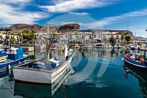 Port In Puerto de Mogan, Gran Canaria, Spain