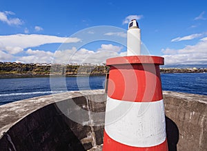 Port in Rabo de Peixe on Sao Miguel Island