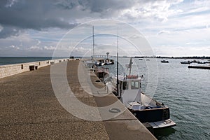 Port of Rivedoux-Plage on the island of Re