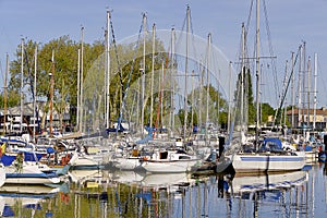 Port of Rochefort in France