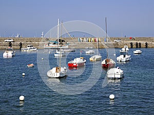 Port of Roscoff in France