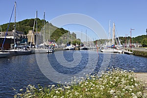 Port of Saint-Brieuc in France