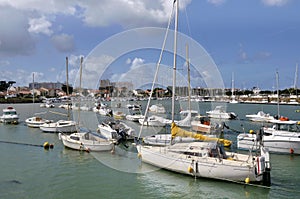 Port of Saint-Gilles-Croix-de-Vie in France photo