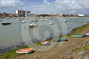 Port of Saint-Gilles-Croix-de-Vie in France