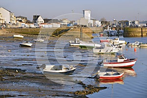 Port of Saint-Gilles-Croix-de-Vie in France photo