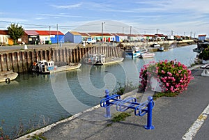 Port of Saint Trojan in France