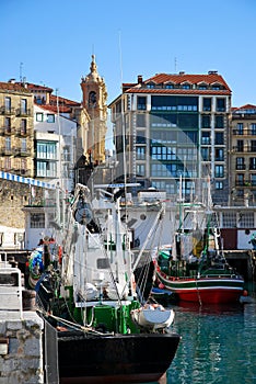 In the port of San Sebastian photo