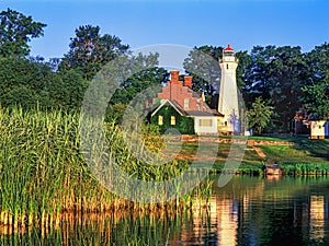 Port Sanilac Lighthouse Port Sanilac on Lake Huron Michigan