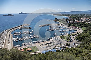 The port of Santa Maria Navarrese in Sardinia photo