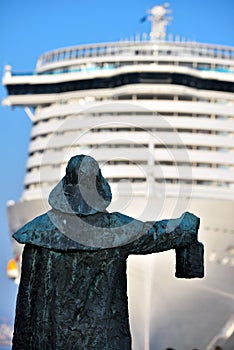 The port of Savona,Liguria, Italy