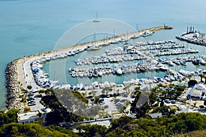 Port in Sidi bu Said, Tunisia photo