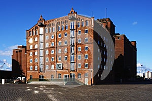 Port store in Wismar, Mecklenburg Vorpommern, Germany