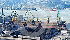 The port terminal for coal loading