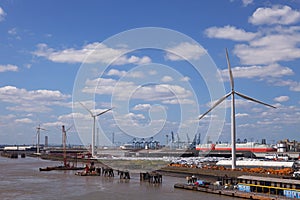 Port of Tilbury Wind turbines