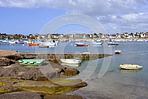 Port of TrÃÂ©gastel in France