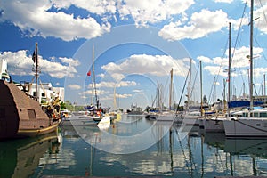 Port in Tunis