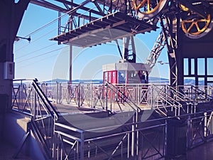 Port Vell Aerial Tramway in Barcelona
