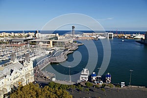 Port Vell in Barcelona